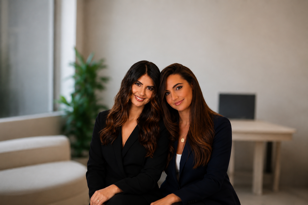 Marta and Natalia, sisters and founders of VERAE Jewellery